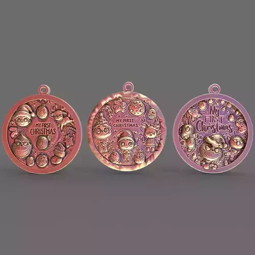 first christmas decor 3D print model