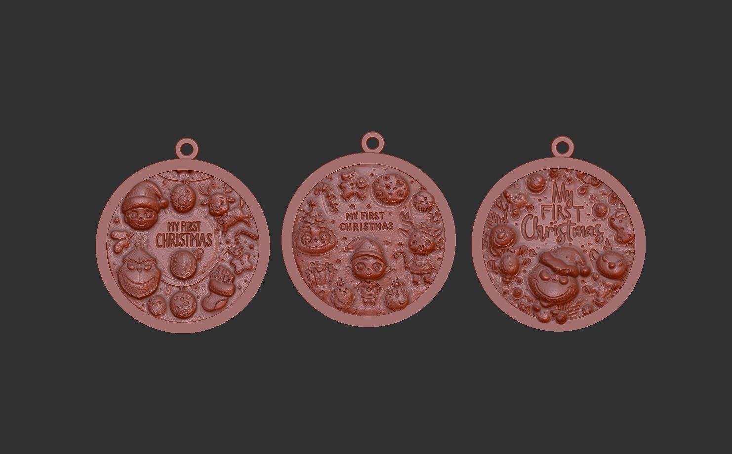 first christmas decor 3D print model_3