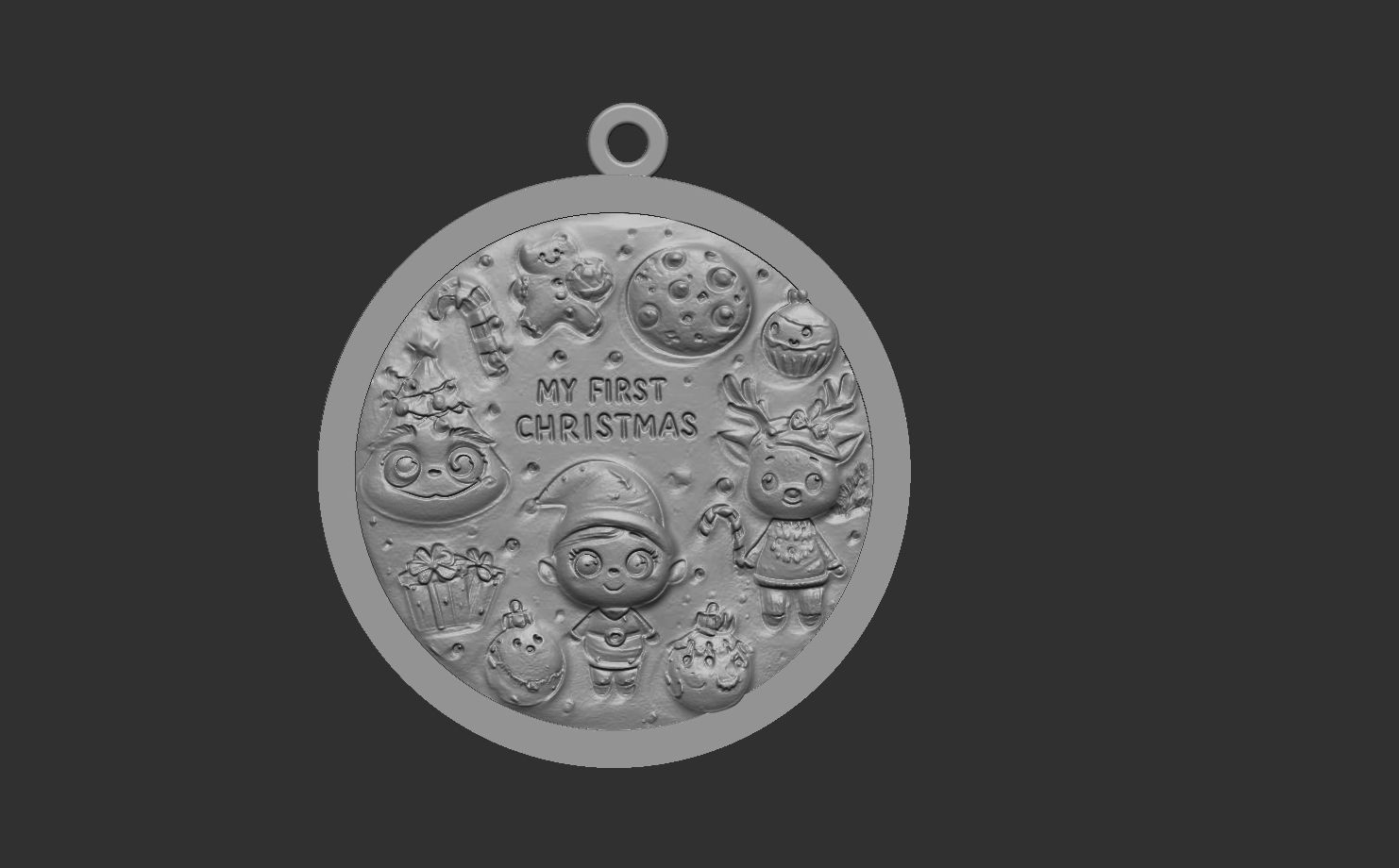 first christmas decor 3D print model_7
