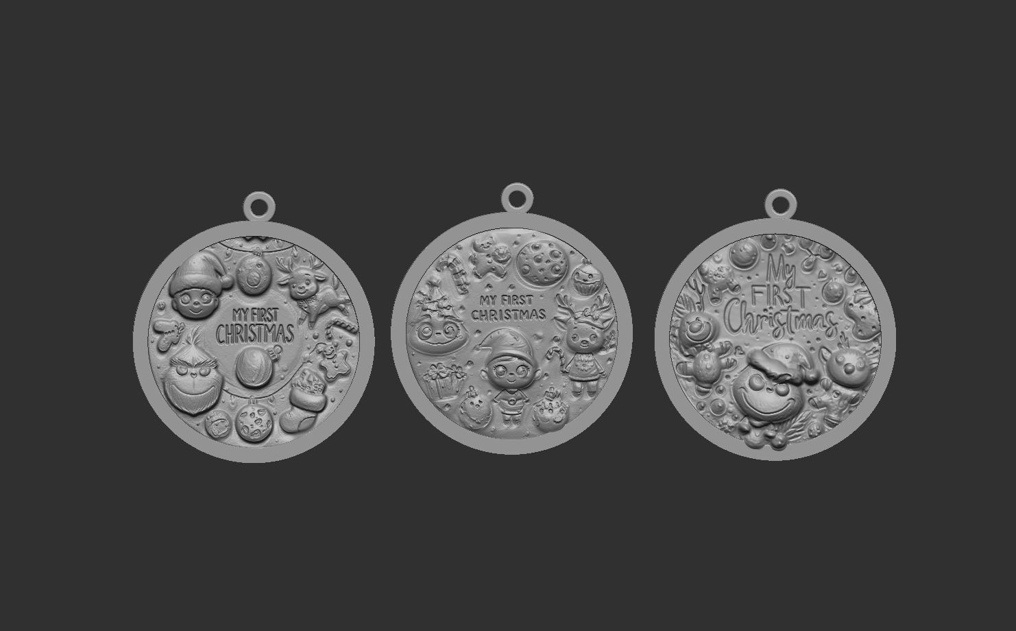 first christmas decor 3D print model_4