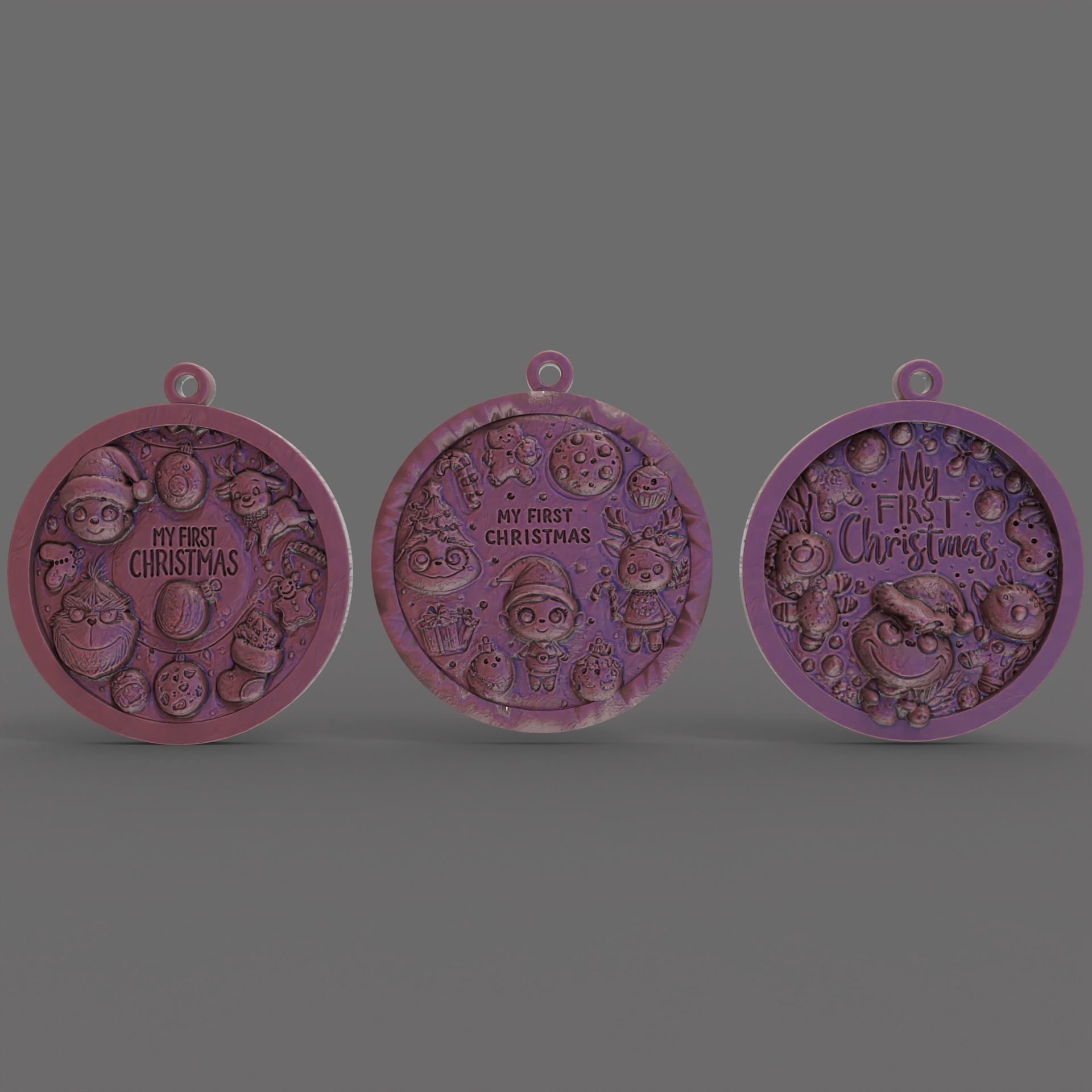 first christmas decor 3D print model_2