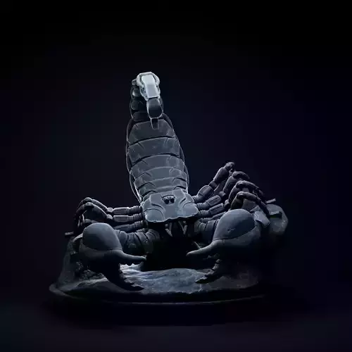 Scorpion mecha robot 32mm scale pre-supported 3D print model Scorpion mecha robot 32mm scale pre-supported 3D print model