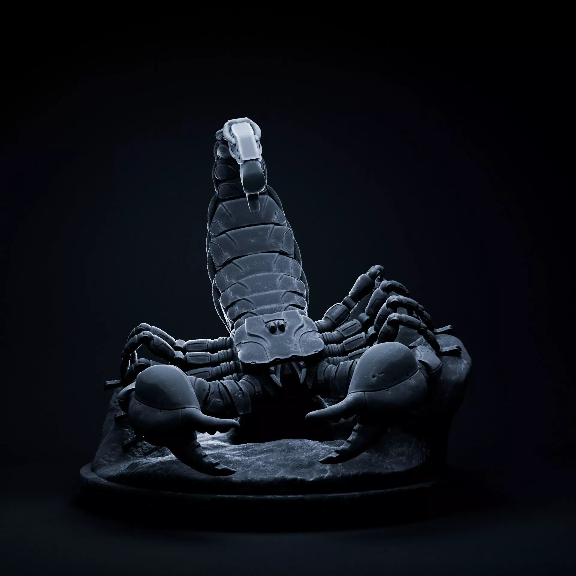 Scorpion mecha robot 32mm scale pre-supported 3D print model_0