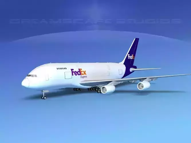 航空機・ヘリコプター FedEx A380-800F 1:200 FedEx A380-800F 1:200