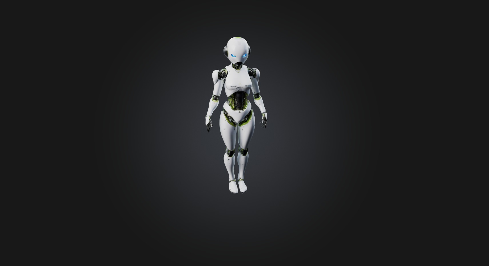android  Low-poly 3D model_4