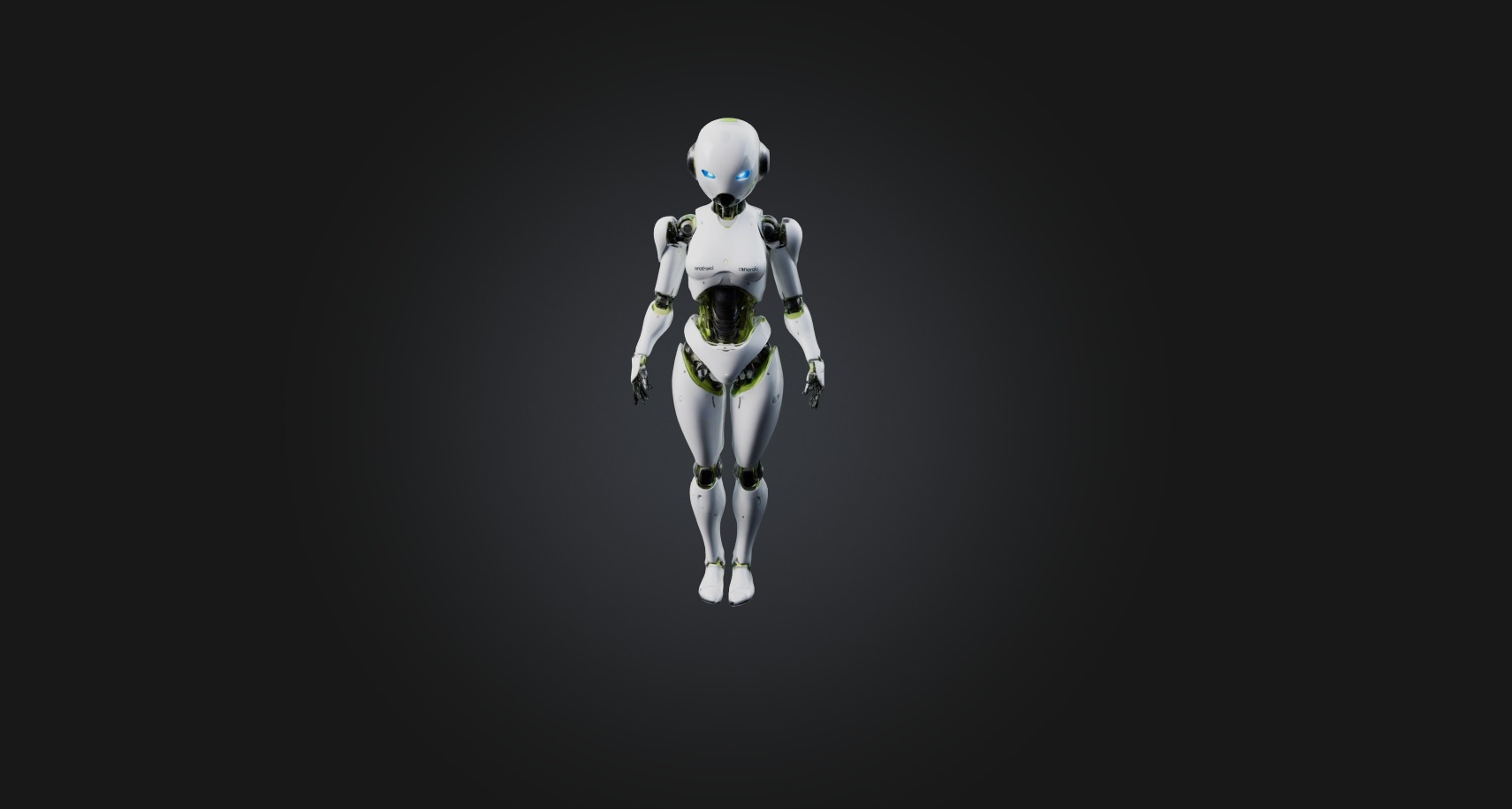 android  Low-poly 3D model_5