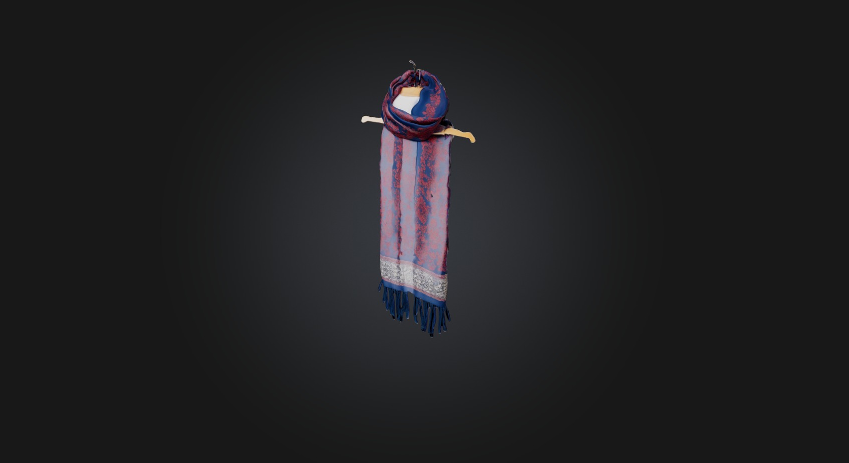 scarf  3D model_7