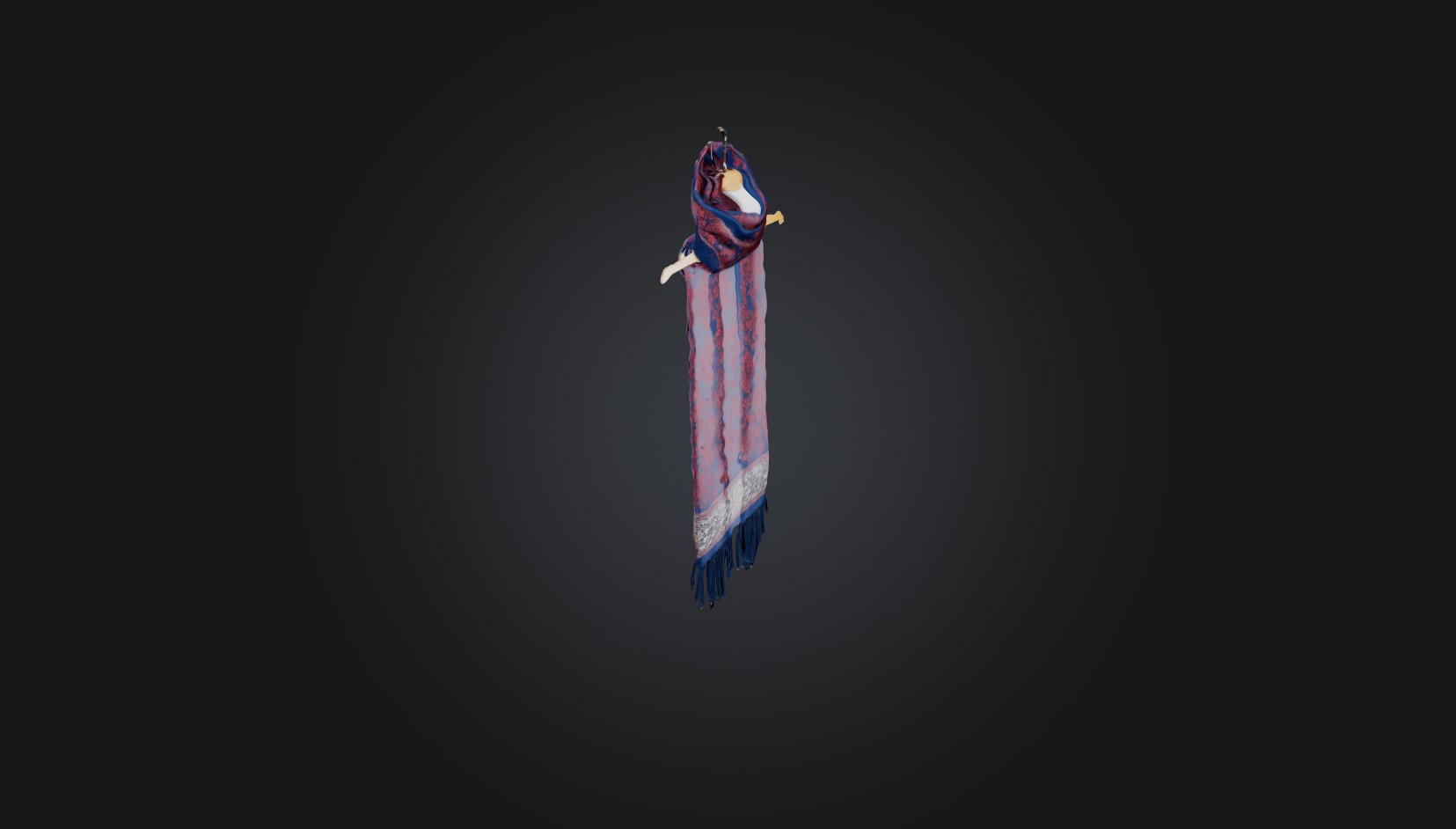 scarf  3D model_9