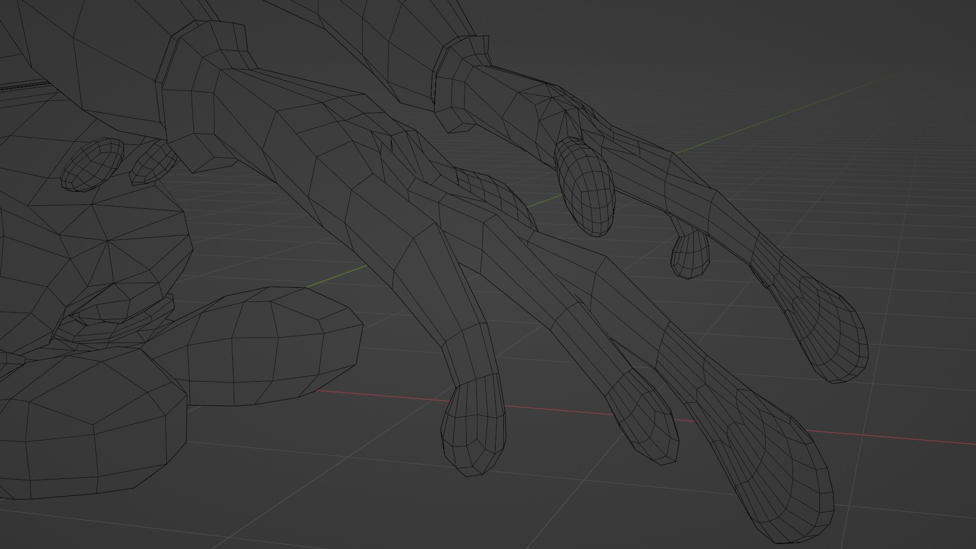 Mechanical Mouse Low-poly 3D model_10