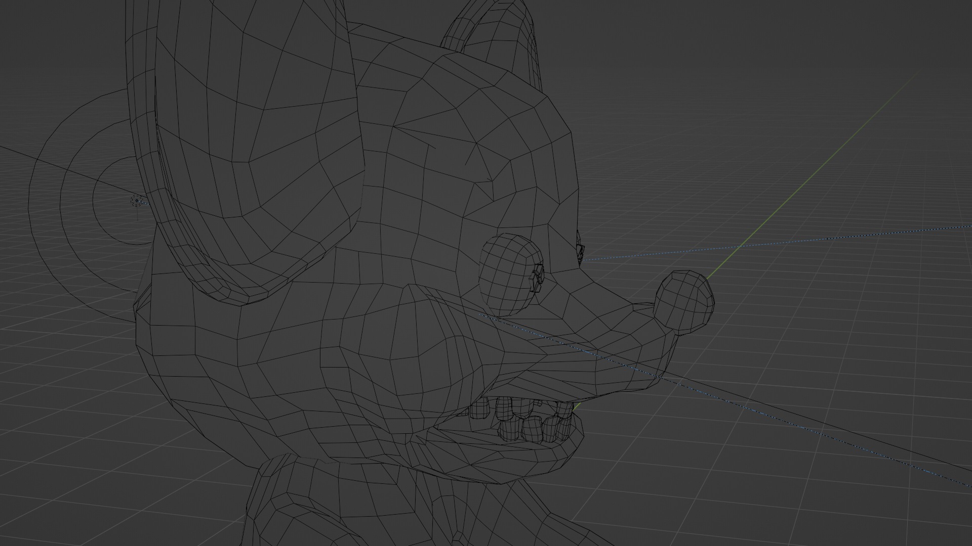 Mechanical Mouse Low-poly 3D model_7