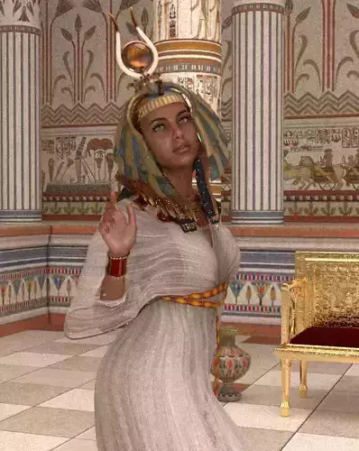 Queen of Egypt 3D model