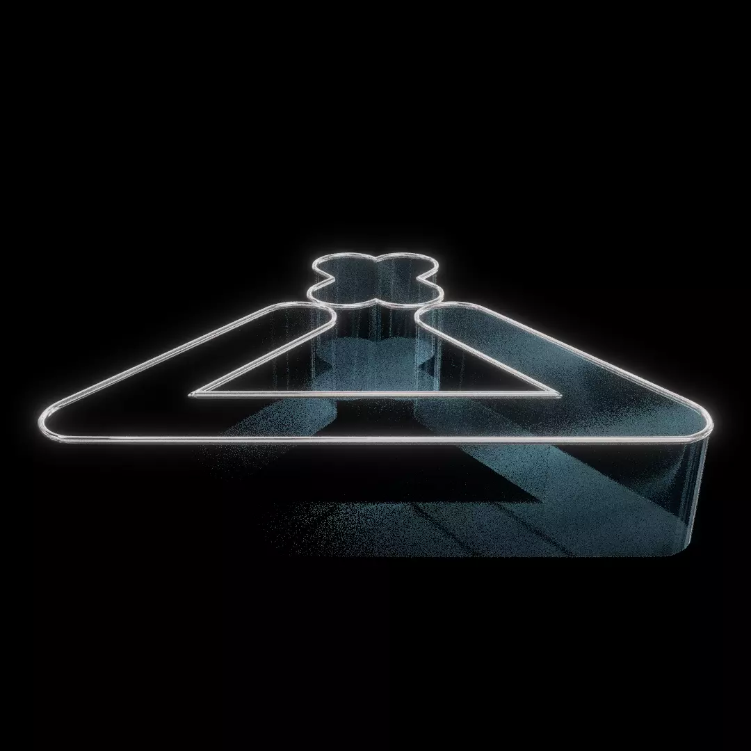 Designer Glass Table 3D print model_0