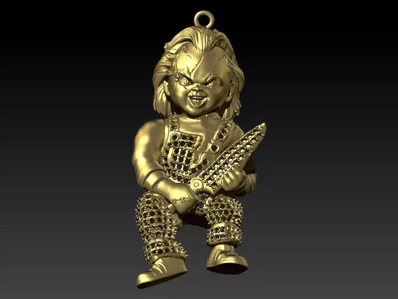 Chucky Pendant 3D print model