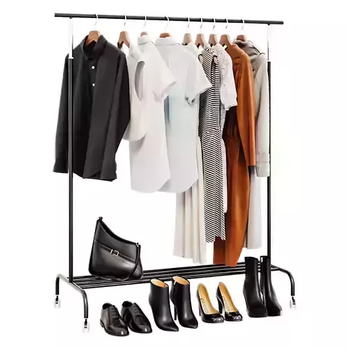  Floor hanger clothes