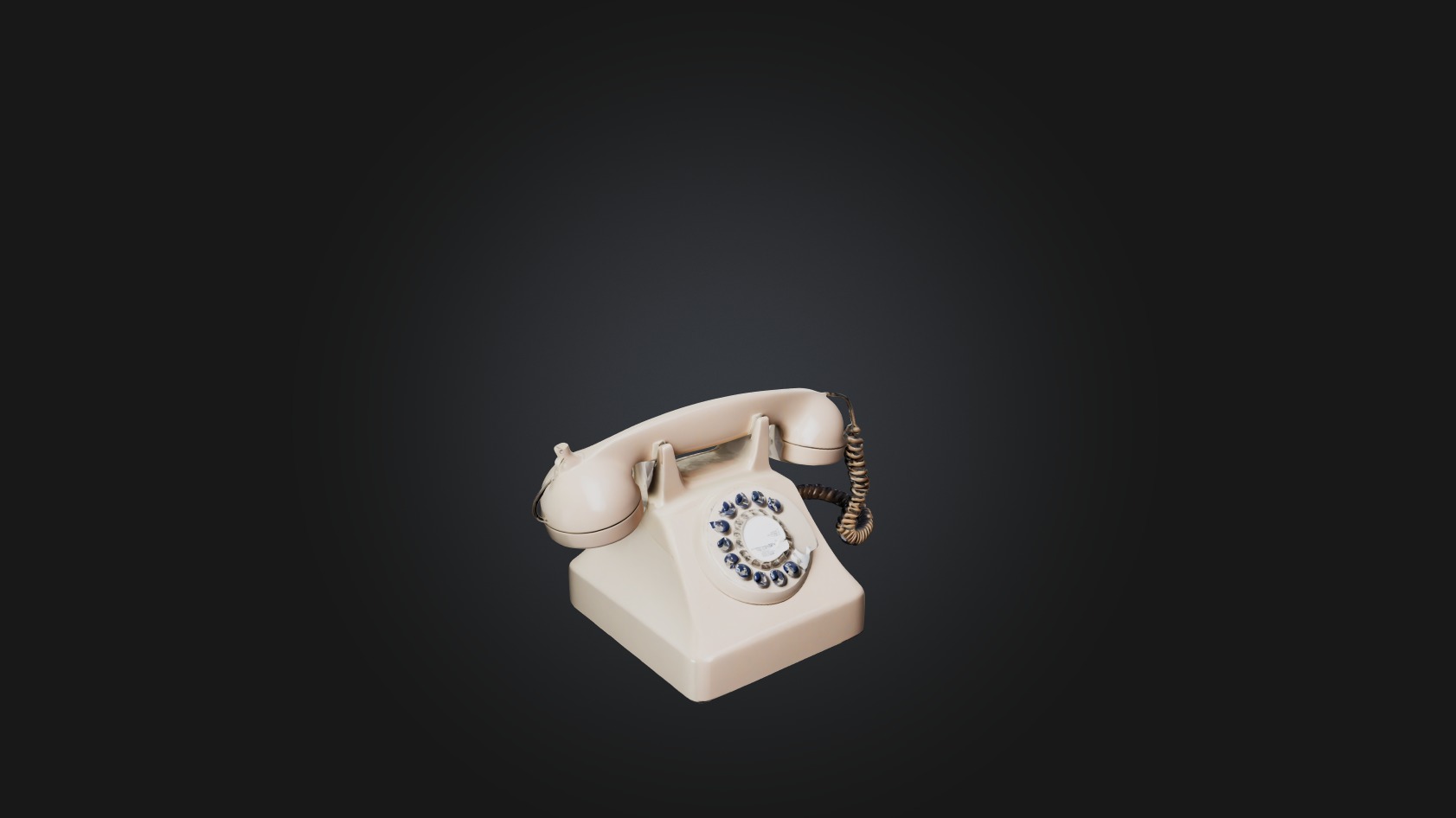 home phone Low-poly 3D model_10