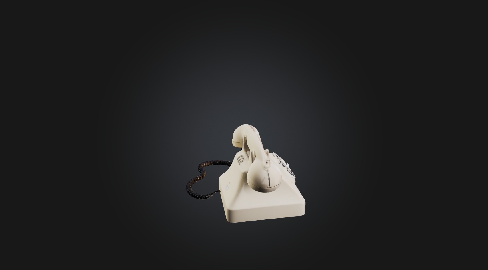 home phone Low-poly 3D model_8
