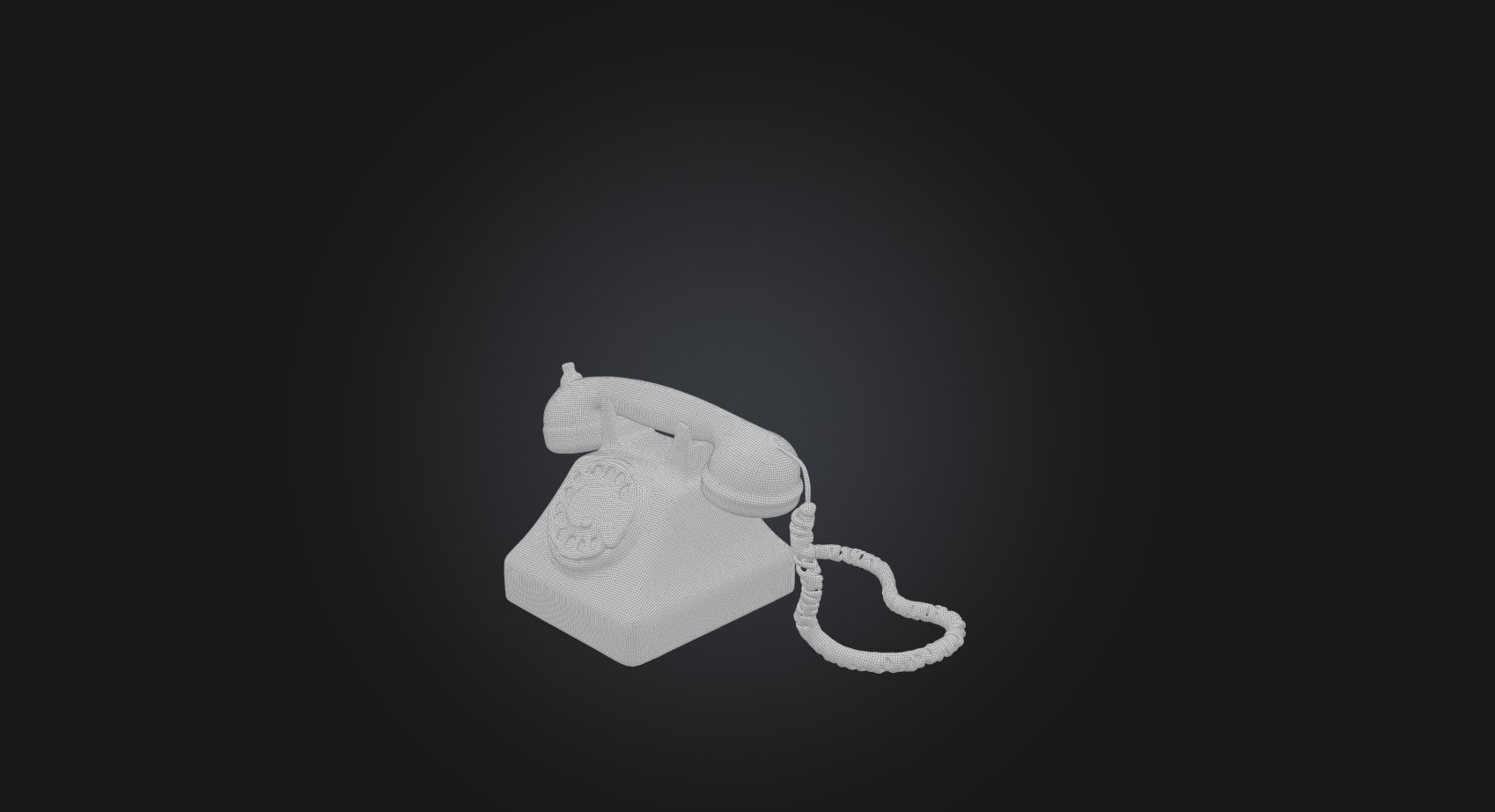 home phone Low-poly 3D model_13