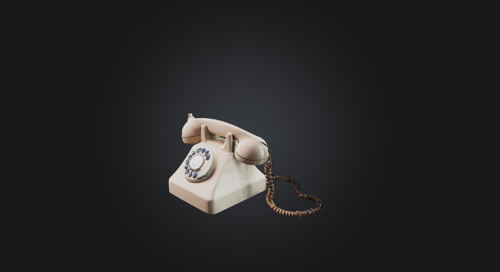 home phone Low-poly 3D model_7