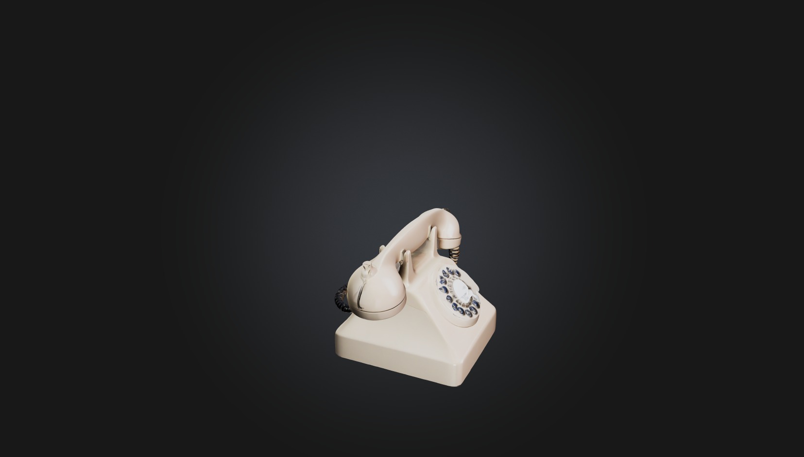 home phone Low-poly 3D model_9