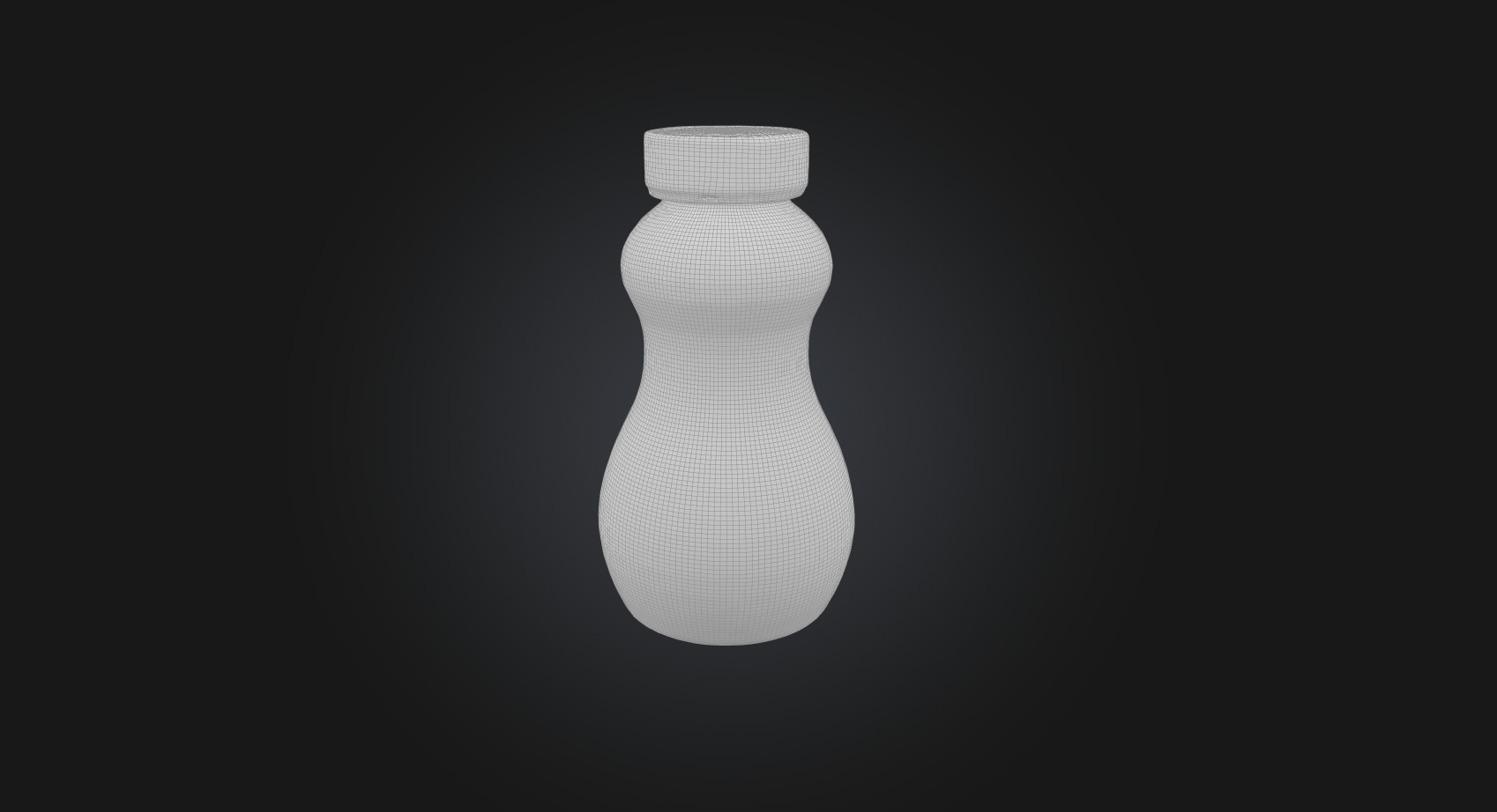 ketchup  Low-poly 3D model_4
