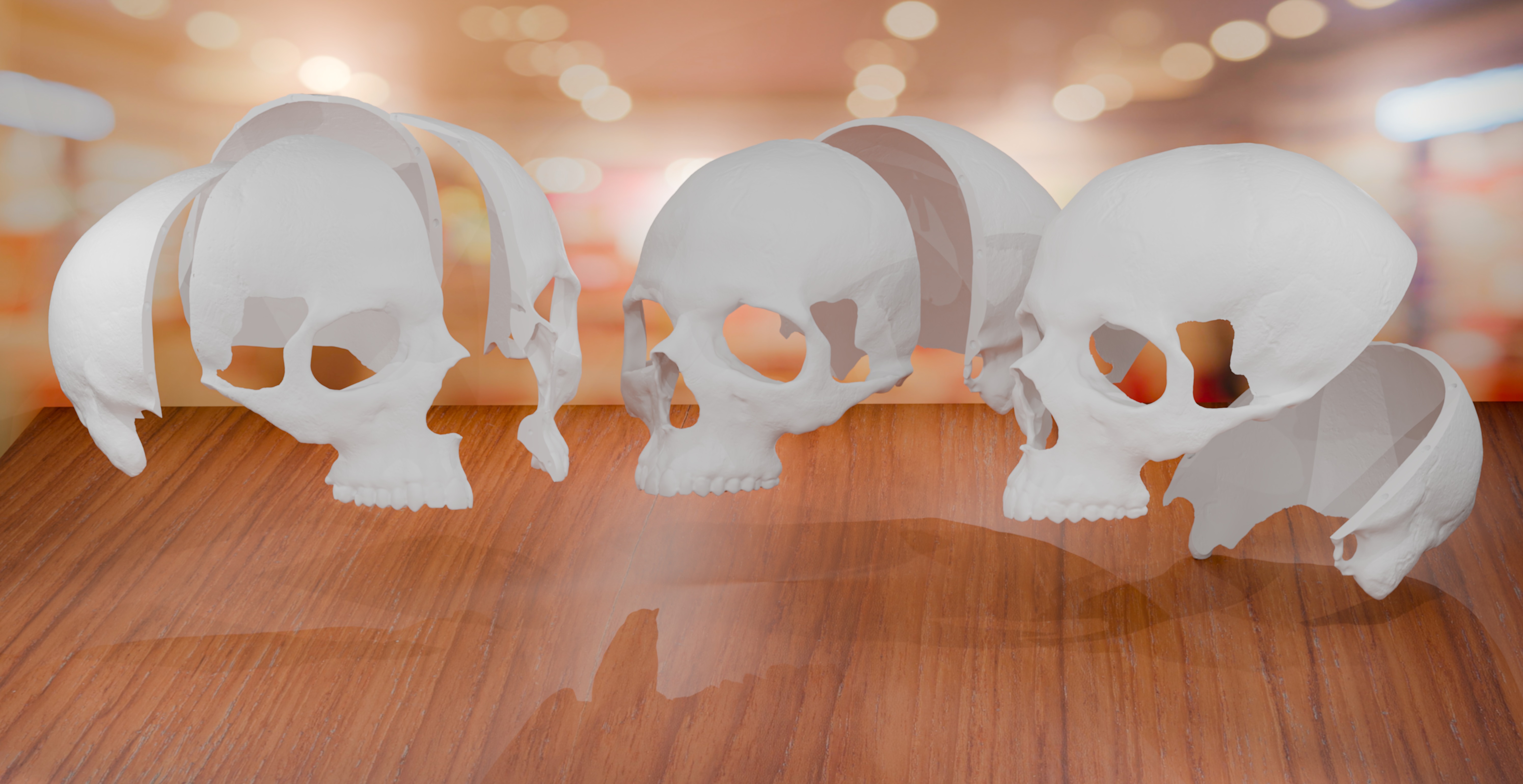 Skull Mask Cosplay 3D print model_3