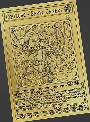 Lyrilusc - Beryl Canary - yu-gi-oh Free 3D print model