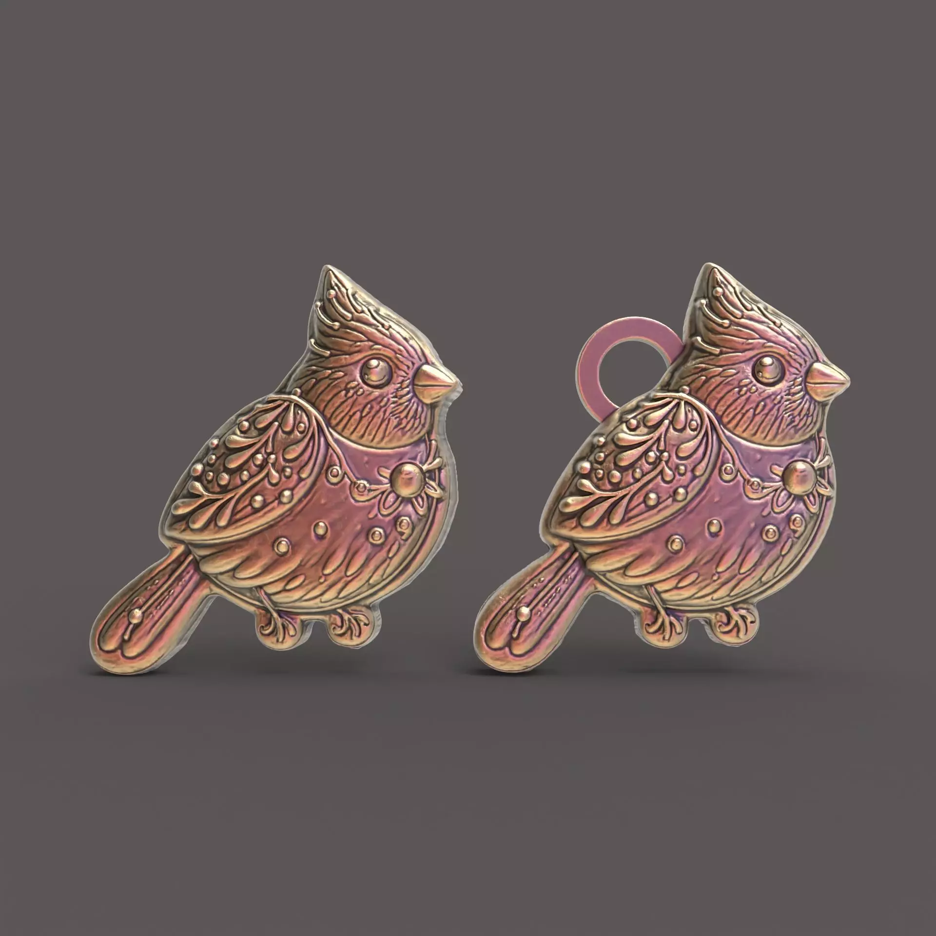 bird cookie decor 3D print model_0
