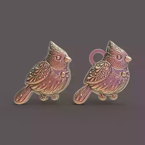 bird cookie decor 3D print model