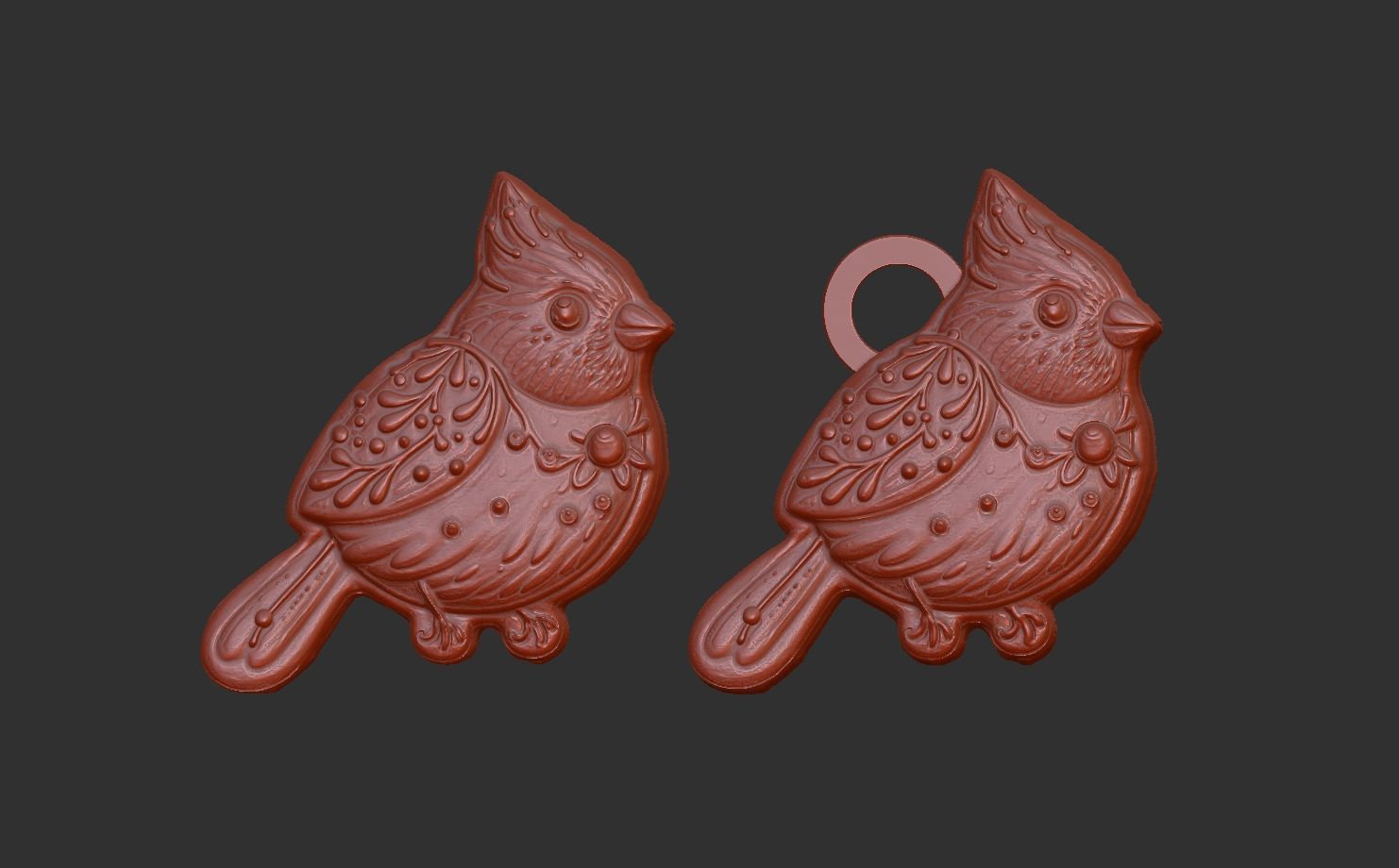 bird cookie decor 3D print model_6