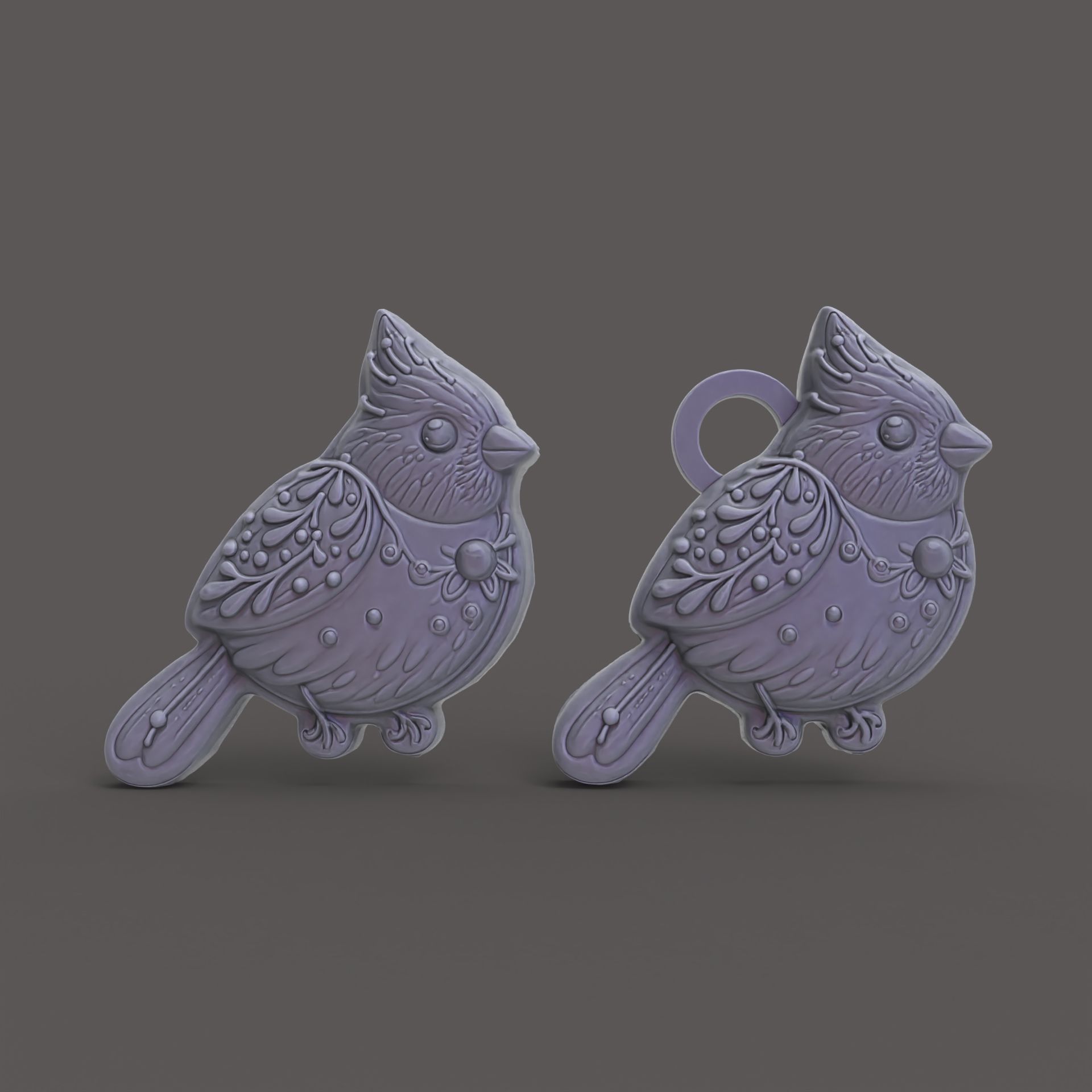 bird cookie decor 3D print model_1