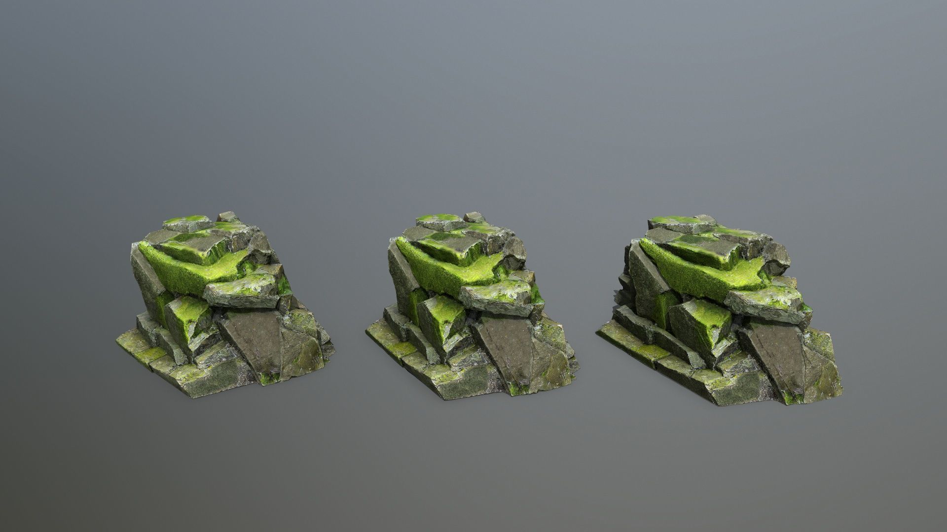 rocks  Low-poly 3D model_10