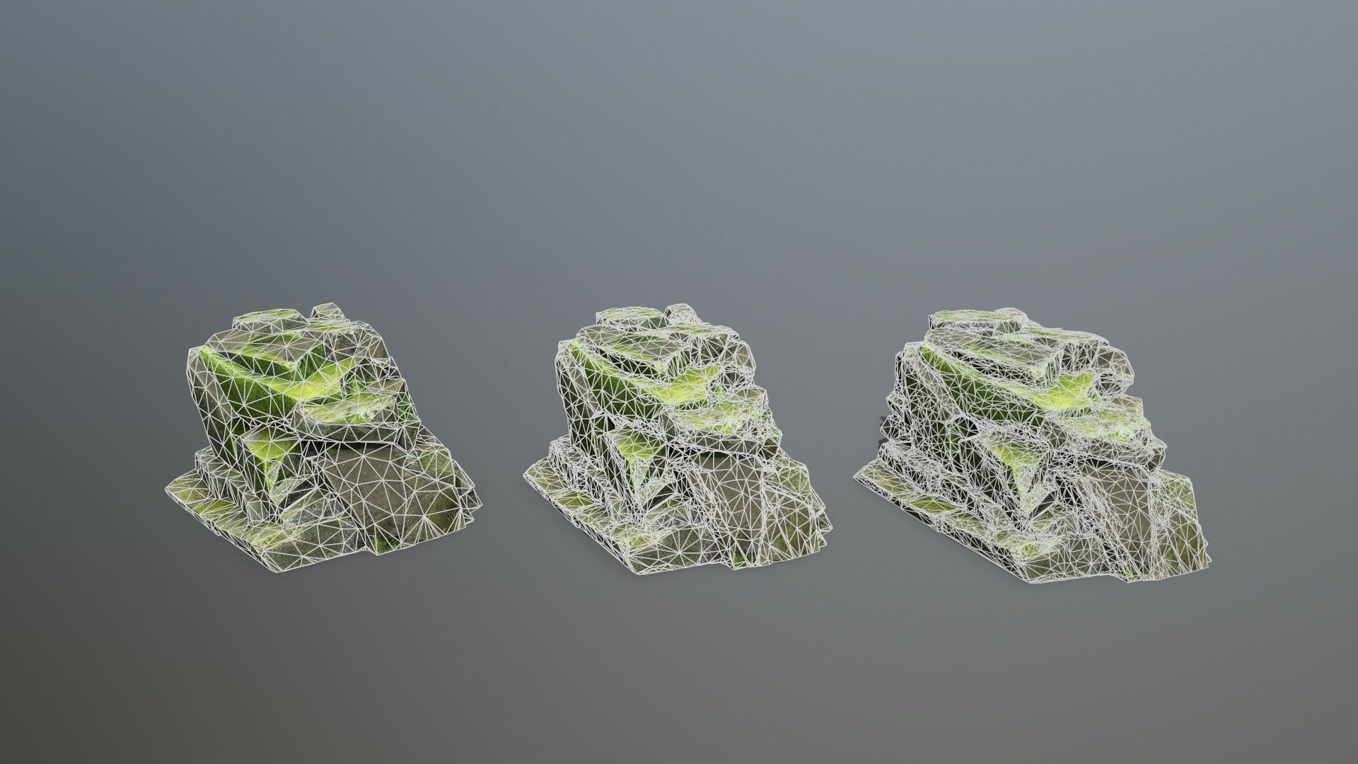 rocks  Low-poly 3D model_11
