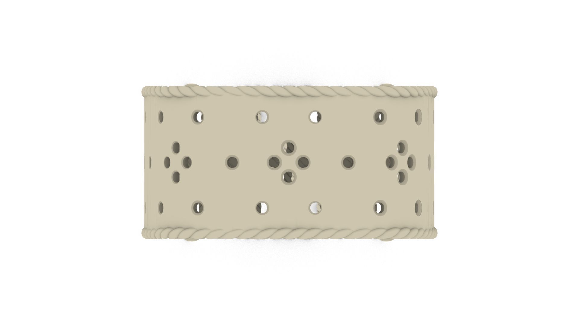 Luxury Princess Ring 3D print model_4