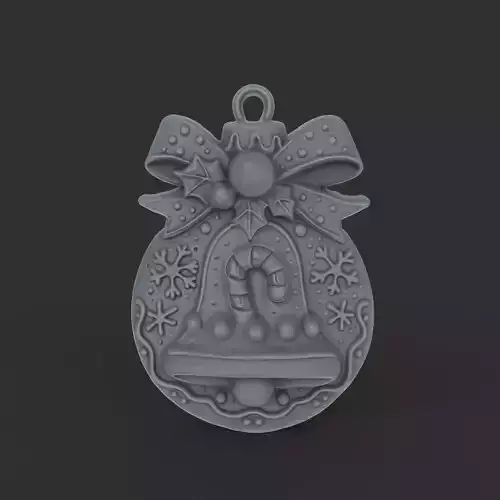 christmasbell cookie decor 3D print model