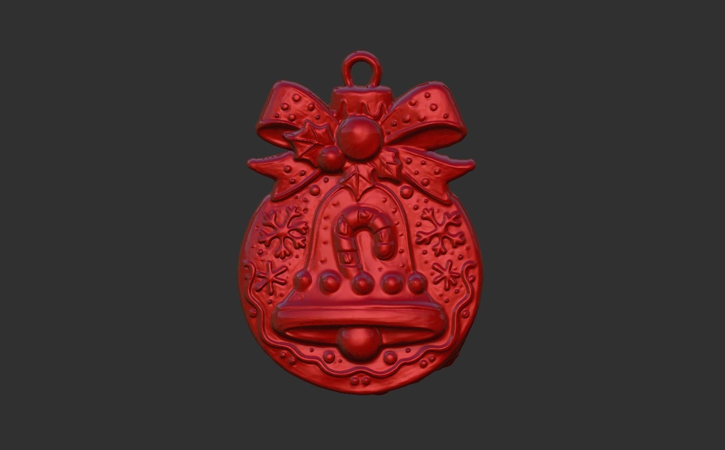christmasbell cookie decor 3D print model_10