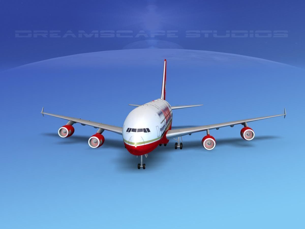 Airbus A380-800 Kingfisher 3D model_2