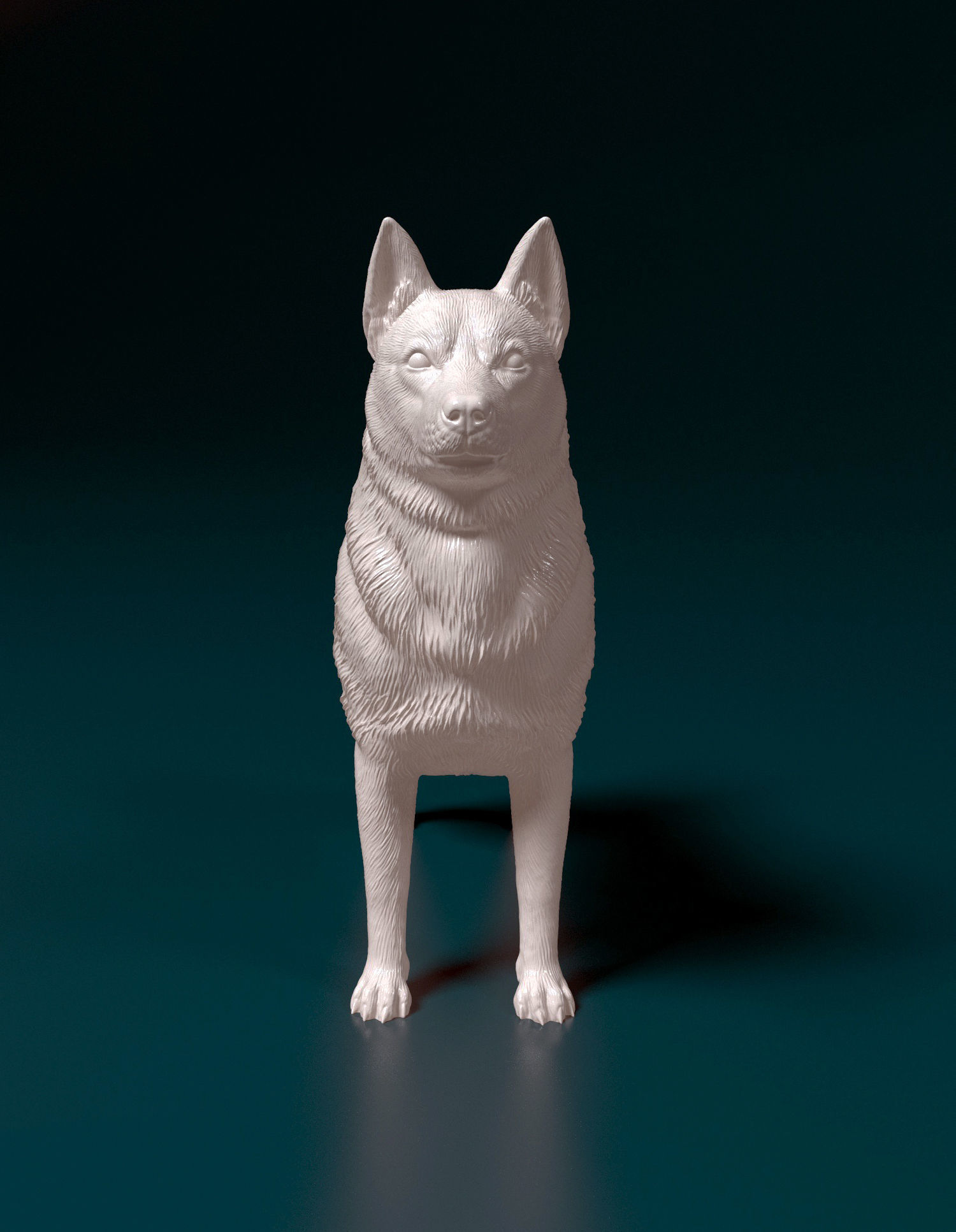 Norwegian Elhound 3D print model_5