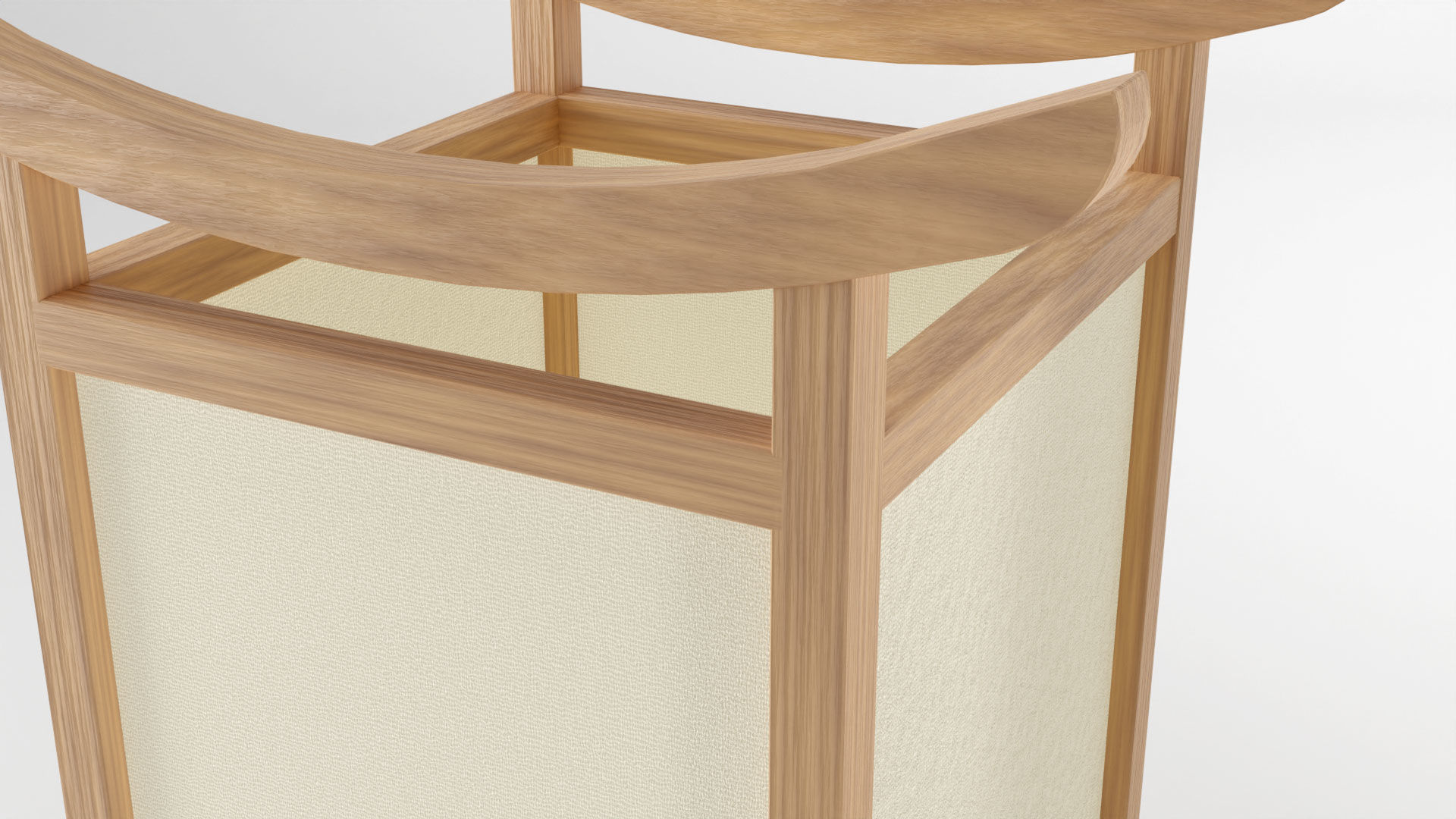 Light Lamp Traditional Asian Style 3D Model Low-poly 3D model_6