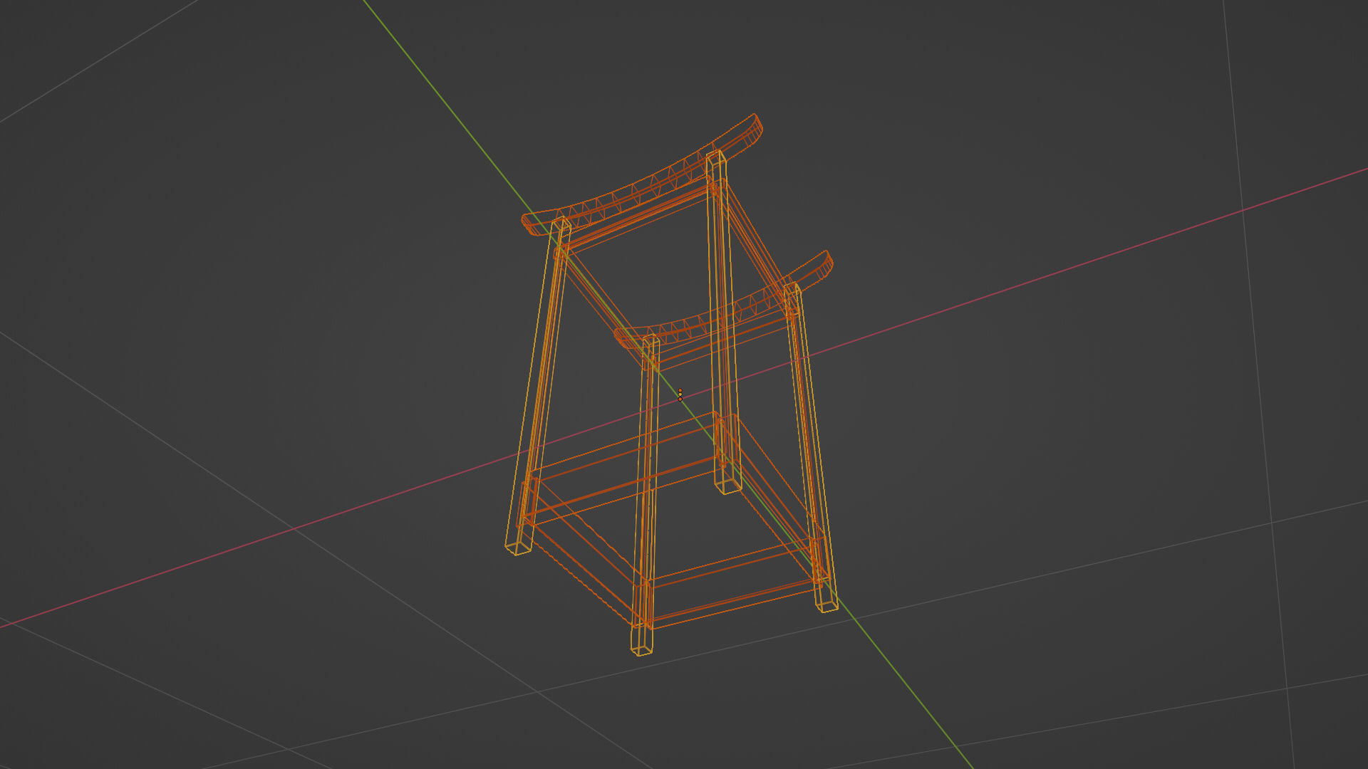 Light Lamp Traditional Asian Style 3D Model Low-poly 3D model_39