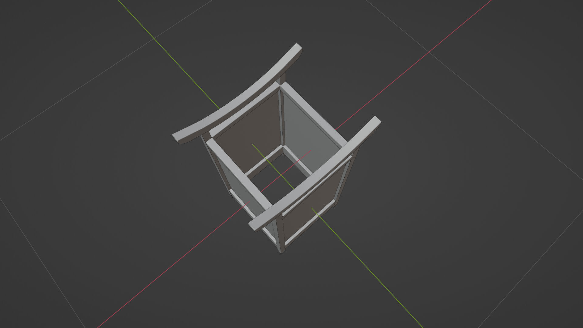 Light Lamp Traditional Asian Style 3D Model Low-poly 3D model_13