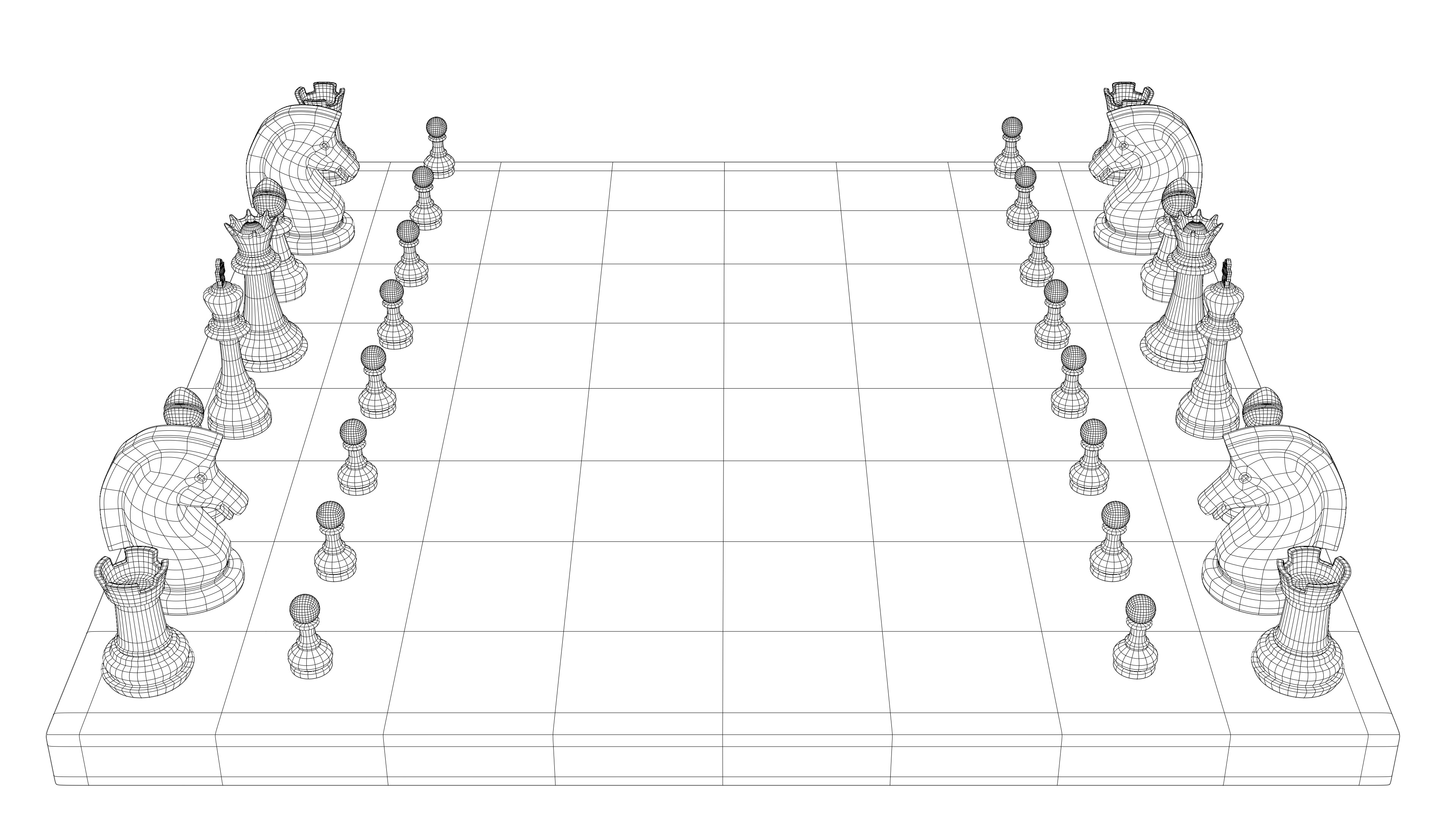 Chessboard 3D model_17