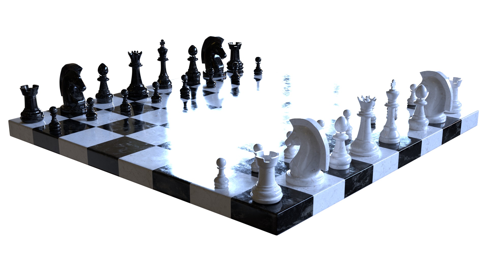 Chessboard 3D model_4