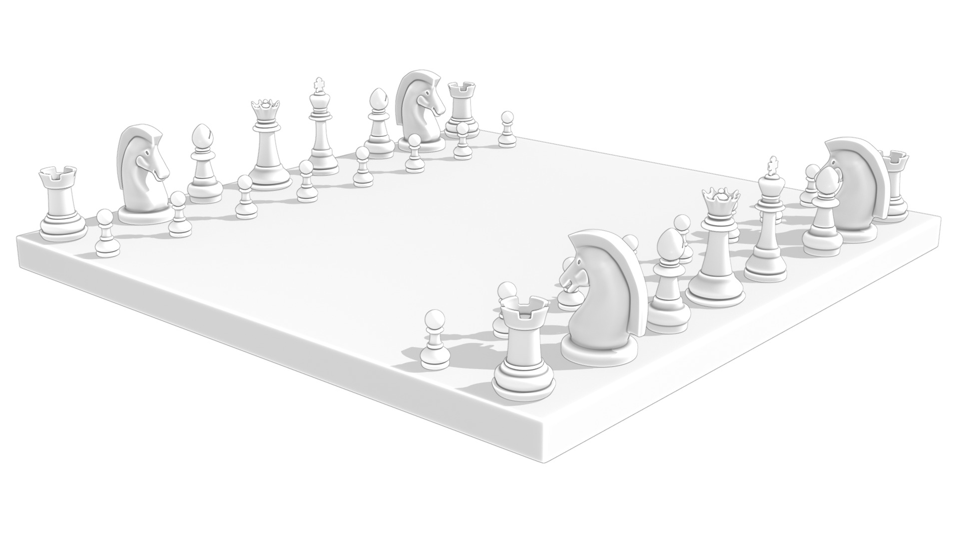 Chessboard 3D model_6