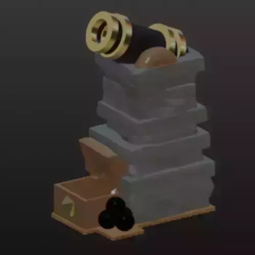 Pirate Cannon Dice Tower