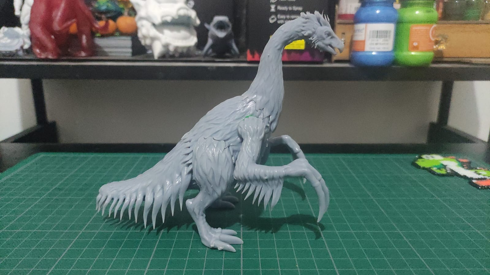 therizinosaurus 3D print model_1