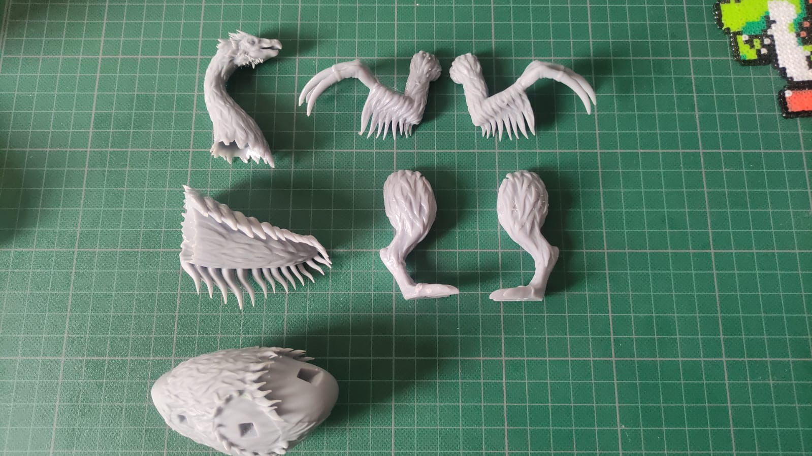 therizinosaurus 3D print model_2