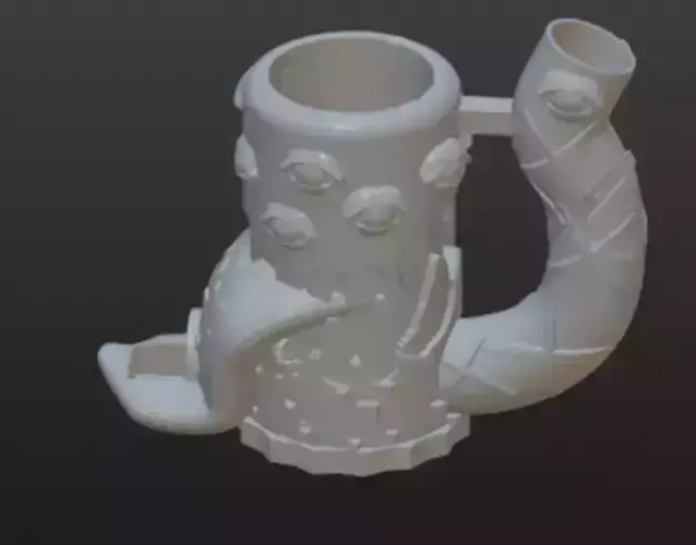 Functional Can Holding Mimic Dice Tower Mug