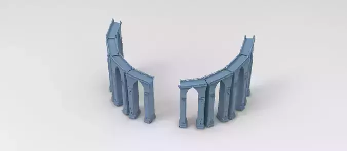 Clockwork Floating island stairs Bridges