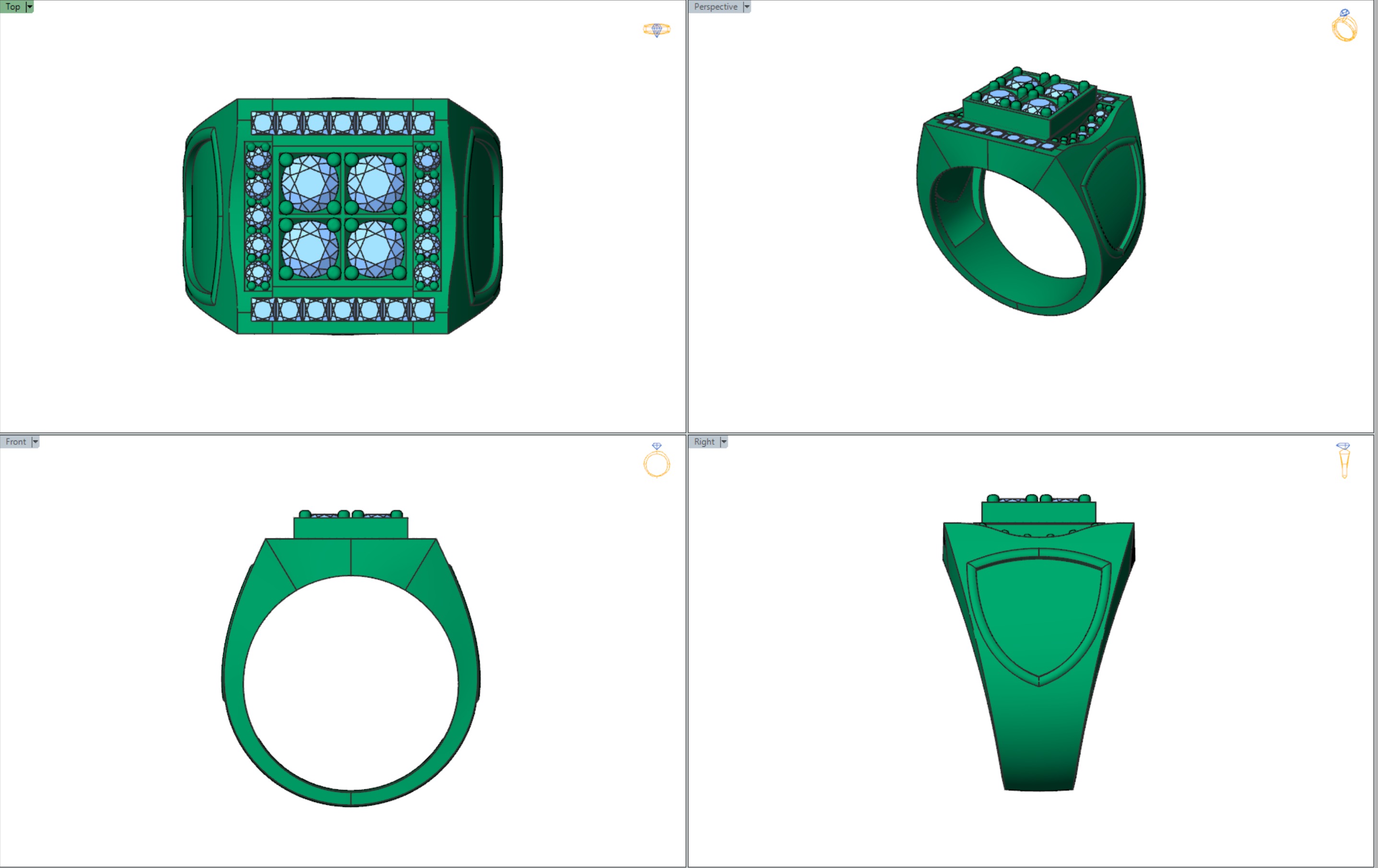 Collection of beautiful necklace models 3 3D print model_13