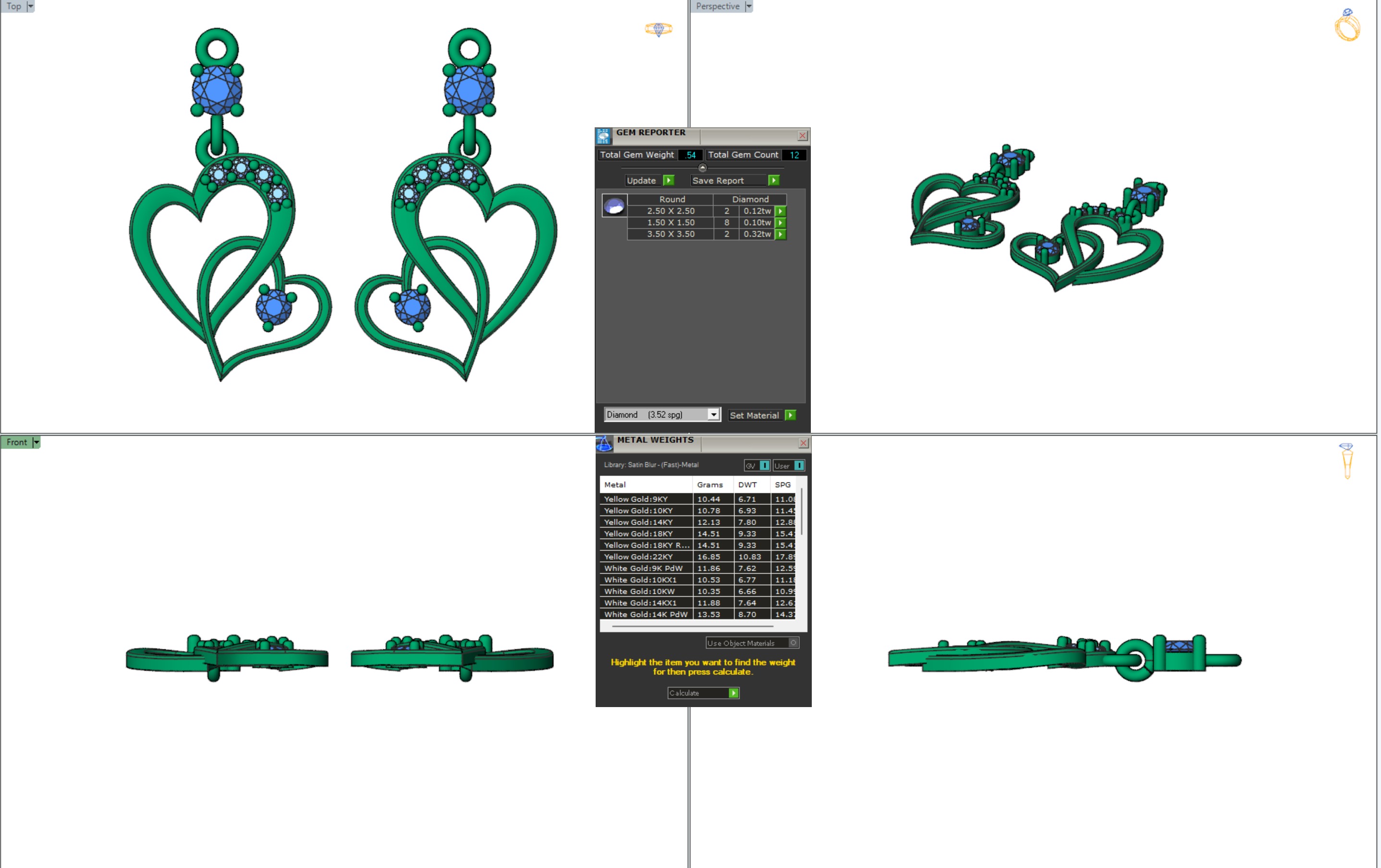 Collection of beautiful necklace models 3 3D print model_19